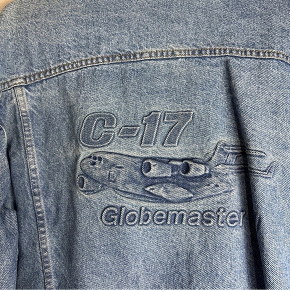 Globemaster C17 Vintage Denim Jacket Size Large - Picture 3 of 8